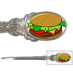 Hamburger-cheeseburger-fast-food Letter Opener by 99art