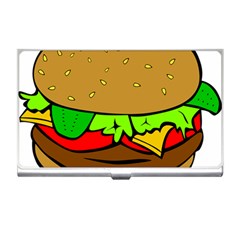 Hamburger-cheeseburger-fast-food Business Card Holder by 99art