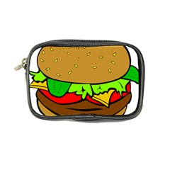 Hamburger-cheeseburger-fast-food Coin Purse by 99art