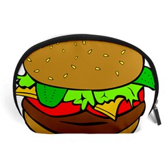 Hamburger-cheeseburger-fast-food Accessory Pouch (large) by 99art