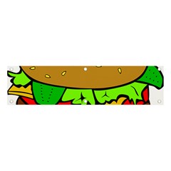 Hamburger-cheeseburger-fast-food Banner And Sign 4  X 1  by 99art