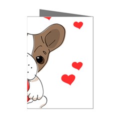 Animation-dog-cute-animate-comic Mini Greeting Cards (pkg Of 8) by 99art