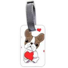 Animation-dog-cute-animate-comic Luggage Tag (one Side) by 99art