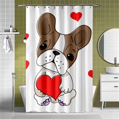 Animation-dog-cute-animate-comic Shower Curtain 48  X 72  (small)  by 99art