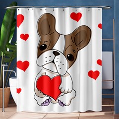 Animation-dog-cute-animate-comic Shower Curtain 60  X 72  (medium)  by 99art