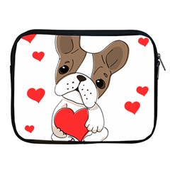 Animation-dog-cute-animate-comic Apple Ipad 2/3/4 Zipper Cases by 99art