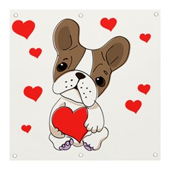 Animation-dog-cute-animate-comic Banner And Sign 3  X 3  by 99art