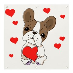 Animation-dog-cute-animate-comic Banner And Sign 4  X 4  by 99art