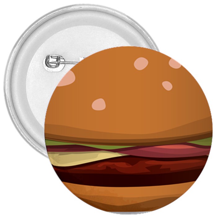 Hamburger-cheeseburger-burger-lunch 3  Buttons