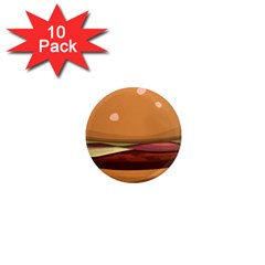 Hamburger-cheeseburger-burger-lunch 1  Mini Magnet (10 Pack)  by 99art