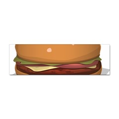 Hamburger-cheeseburger-burger-lunch Sticker (bumper) by 99art