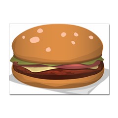 Hamburger-cheeseburger-burger-lunch Sticker A4 (100 Pack) by 99art