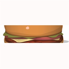 Hamburger-cheeseburger-burger-lunch Large Bar Mat by 99art