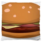 Hamburger-cheeseburger-burger-lunch Standard Premium Plush Fleece Cushion Case (Two Sides) Front