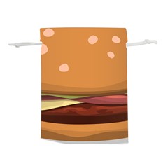 Hamburger-cheeseburger-burger-lunch Lightweight Drawstring Pouch (m) by 99art