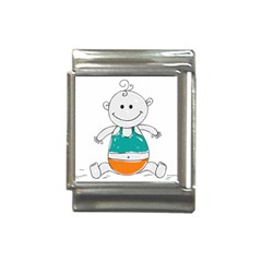 Baby-cute-child-birth-happy Italian Charm (13mm)