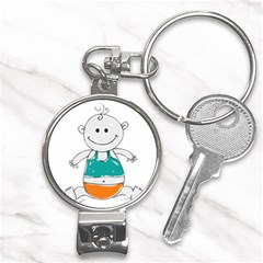 Baby-cute-child-birth-happy Nail Clippers Key Chain