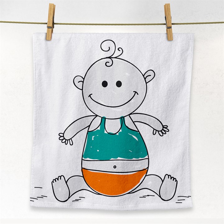 Baby-cute-child-birth-happy Face Towel