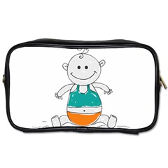 Baby-cute-child-birth-happy Toiletries Bag (Two Sides)