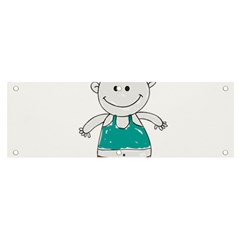 Baby-cute-child-birth-happy Banner And Sign 6  X 2  by 99art