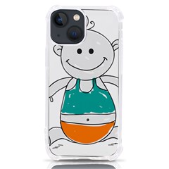 Baby-cute-child-birth-happy Iphone 13 Mini Tpu Uv Print Case by 99art