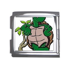 Amphibian-animal-cartoon-reptile Mega Link Italian Charm (18mm) by 99art