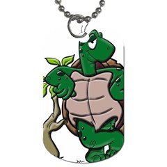 Amphibian-animal-cartoon-reptile Dog Tag (one Side) by 99art