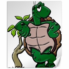 Amphibian-animal-cartoon-reptile Canvas 16  X 20  by 99art