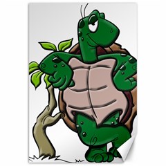 Amphibian-animal-cartoon-reptile Canvas 20  X 30  by 99art