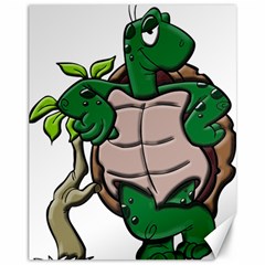 Amphibian-animal-cartoon-reptile Canvas 11  X 14  by 99art