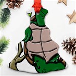 Amphibian-animal-cartoon-reptile Ornament (Christmas Tree)  Front