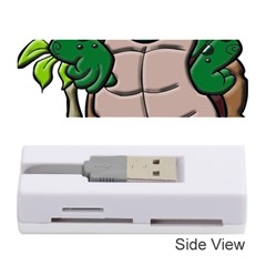 Amphibian-animal-cartoon-reptile Memory Card Reader (stick) by 99art