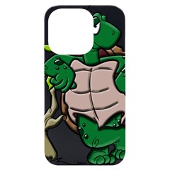 Amphibian-animal-cartoon-reptile Iphone 14 Pro Black Uv Print Case by 99art