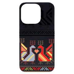 Bulgarian Folk Art Folk Art Iphone 14 Pro Black Uv Print Case by 99art