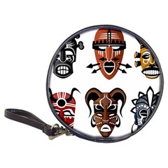 Tribal-masks-african-culture-set Classic 20-cd Wallets by 99art