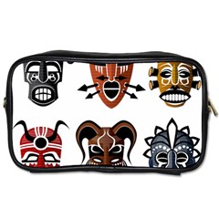 Tribal-masks-african-culture-set Toiletries Bag (one Side) by 99art