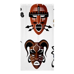 Tribal-masks-african-culture-set Shower Curtain 36  X 72  (stall)  by 99art