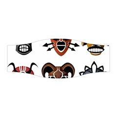 Tribal-masks-african-culture-set Stretchable Headband by 99art