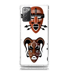 Tribal-masks-african-culture-set Samsung Galaxy Note 20 Tpu Uv Case by 99art