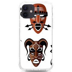 Tribal-masks-african-culture-set Iphone 12/12 Pro Tpu Uv Print Case by 99art