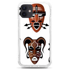 Tribal-masks-african-culture-set Iphone 12 Mini Tpu Uv Print Case	 by 99art