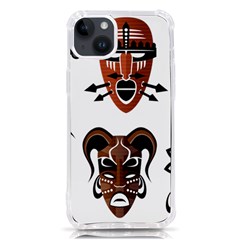 Tribal-masks-african-culture-set Iphone 14 Plus Tpu Uv Print Case by 99art