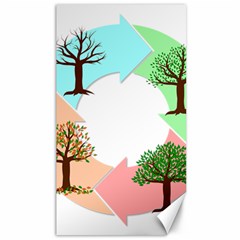 Seasons-of-the-year-year-tree Canvas 40  X 72  by 99art