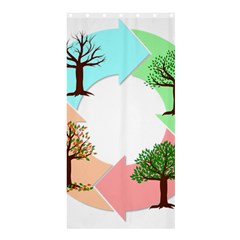 Seasons-of-the-year-year-tree Shower Curtain 36  X 72  (stall) 