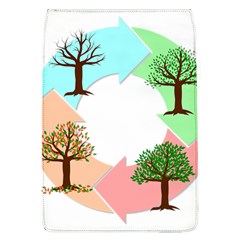 Seasons-of-the-year-year-tree Removable Flap Cover (l) by 99art