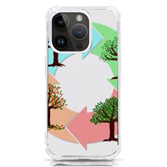 Seasons-of-the-year-year-tree Iphone 14 Pro Tpu Uv Print Case by 99art