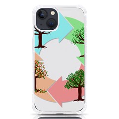 Seasons-of-the-year-year-tree Iphone 13 Tpu Uv Print Case by 99art