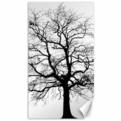 Tree-silhouette-winter-plant Canvas 40  X 72  by 99art