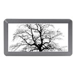 Tree-silhouette-winter-plant Memory Card Reader (Mini) Front