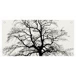 Tree-silhouette-winter-plant Banner and Sign 6  x 3  Front